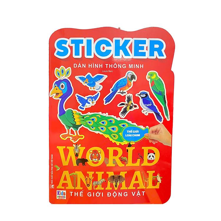 Sách Sticker -Thế giới động vật
