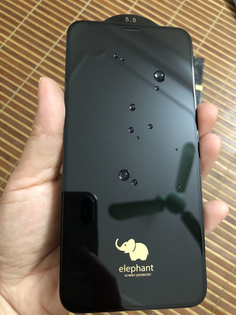 Cường Lực iPhone XS Max (6.5) WK Elephant 3D Bảo Vệ Toàn Diện - Siêu cứng ; Chống bám vân tay - Hàng chính hãng