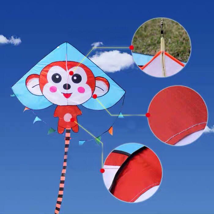 Diều KHỈ - MONKEY + Tặng tay cầm thả diều lớn 150m dây - ẢNH THẬT