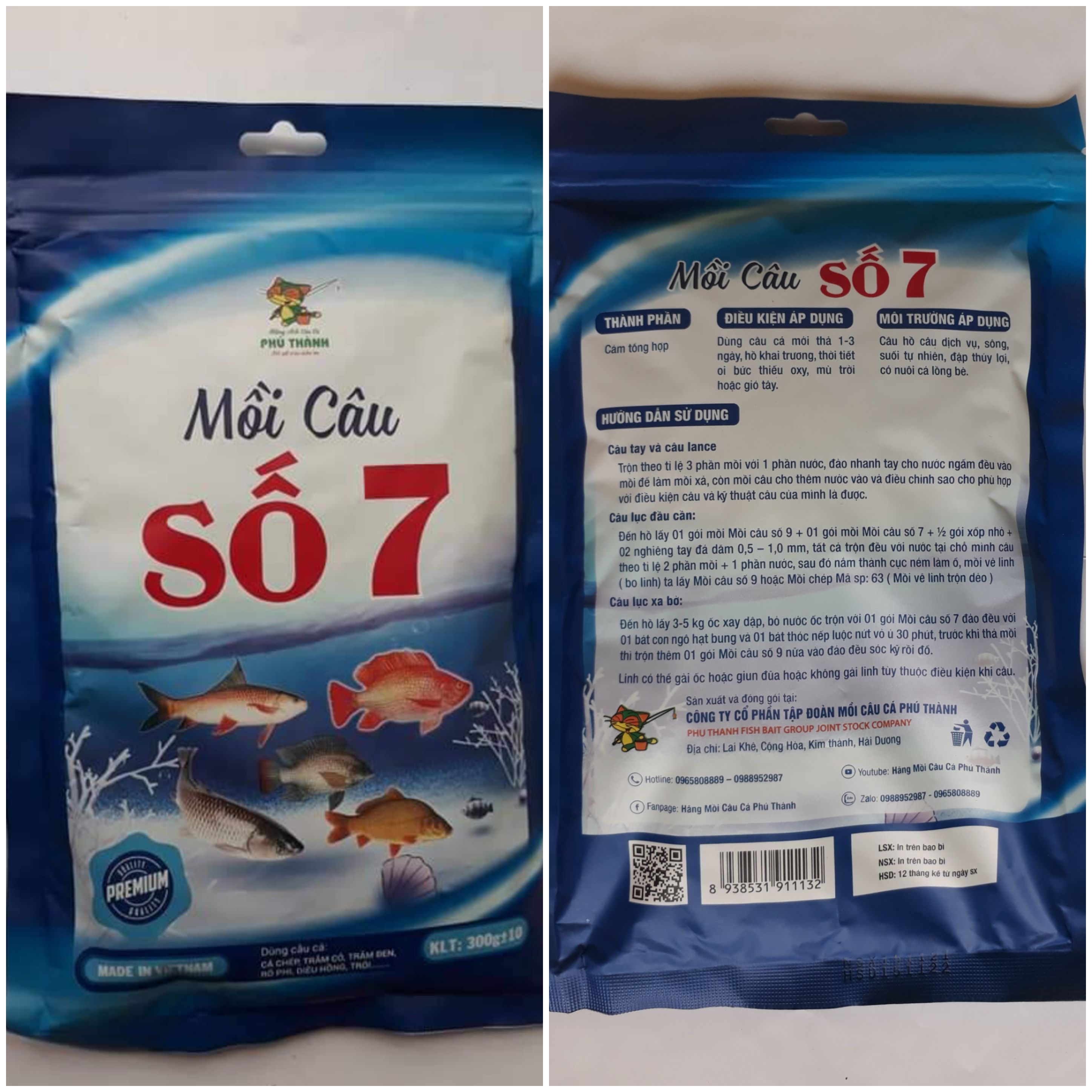 Combo gồm: Số 7,9,Cám Cá và Tinh Mùi Sữa Ngô,Trắm _trôi _chép