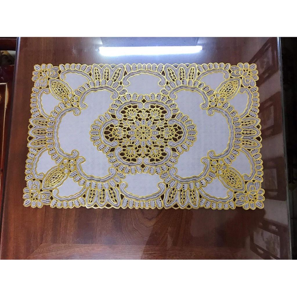 Khăn trải bàn Ren Hoa 30x45cm - HÀNG ĐẸP️