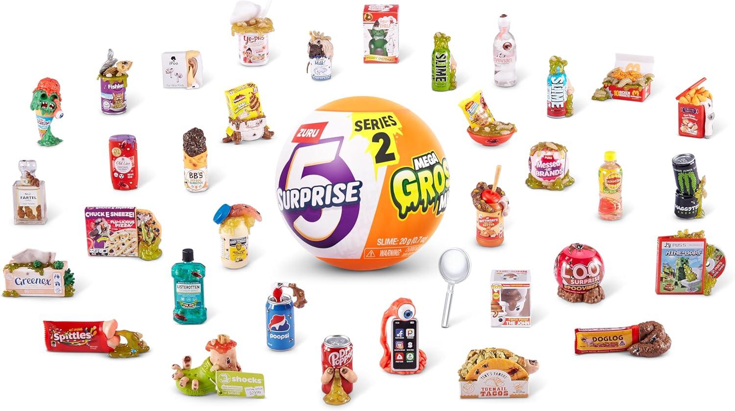 Đồ Chơi Sưu Tầm 5 Surprise Mega Gross Minis Series 2 - Zuru 77567