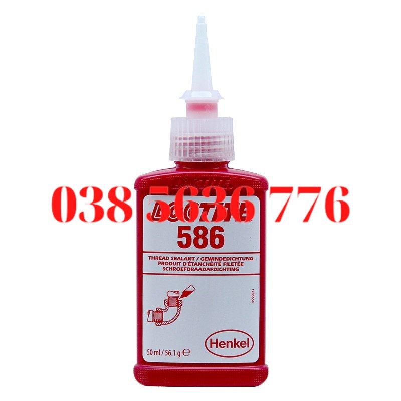 Keo Loctite 586 Siêu Dính, Khóa Khớp Nối Ống Kim Loại, Áp Suất Cao