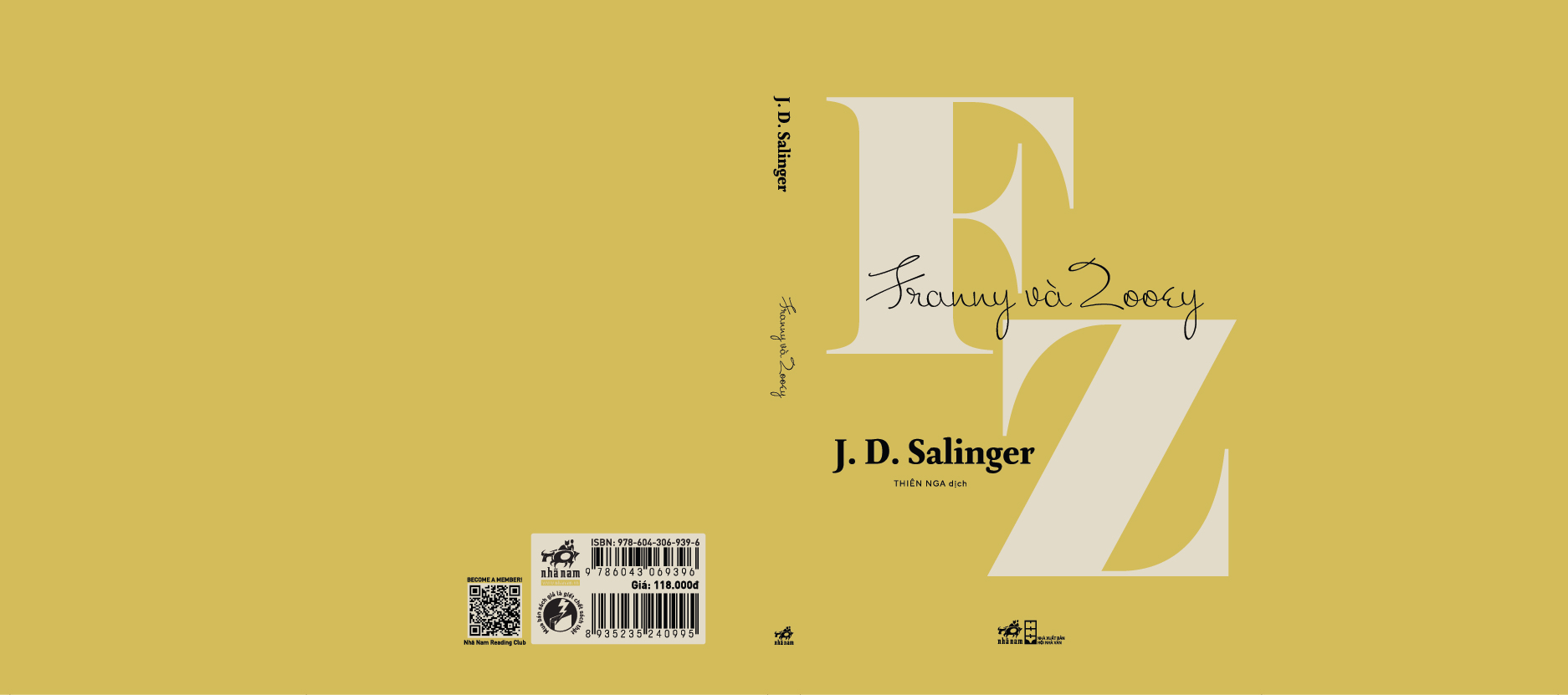 Sách - Franny và Zooey (J. D. Salinger) (Nhã Nam Official)