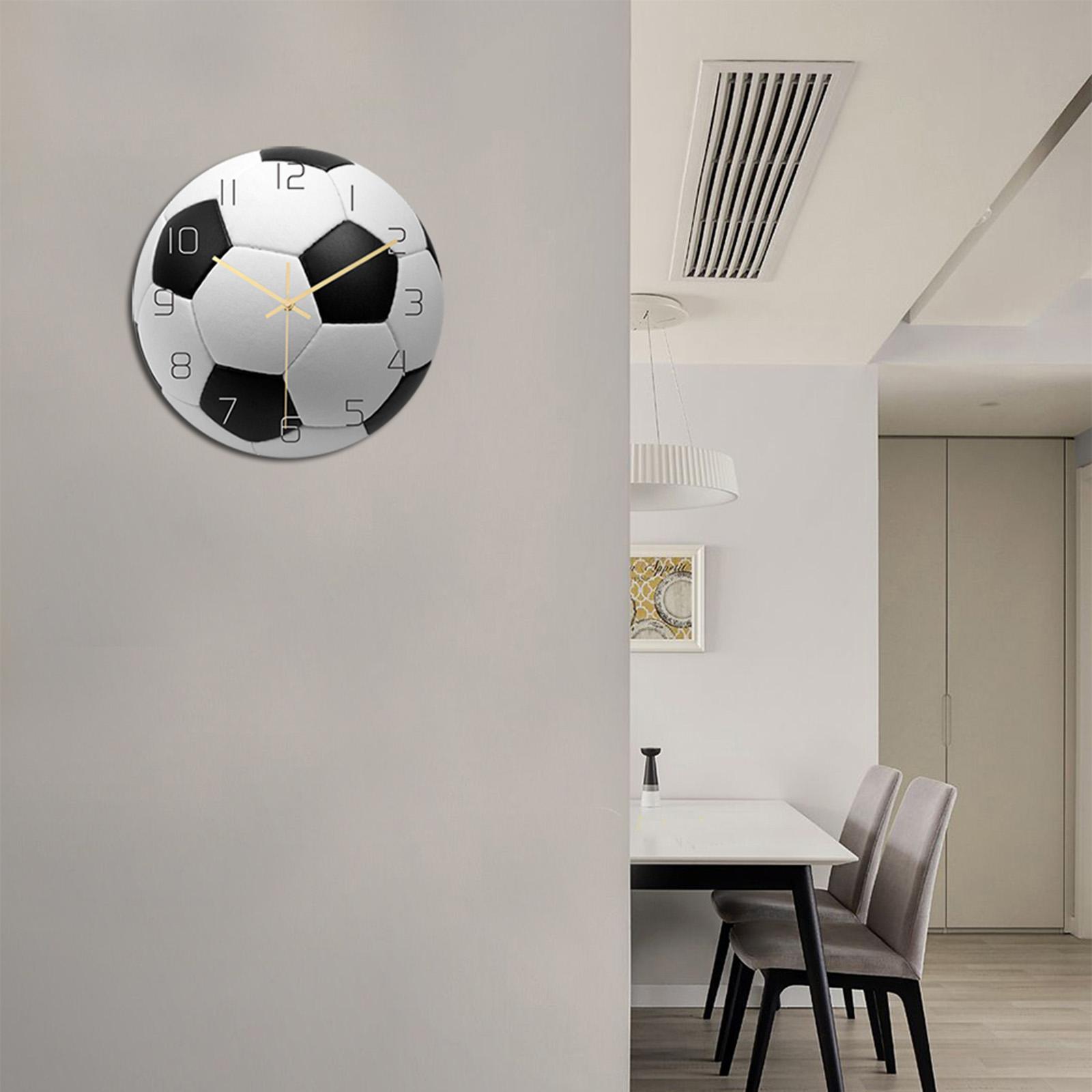 Wall Clock Battery Operated 30cm Round Clock for Home school Kids Bedroom Decor