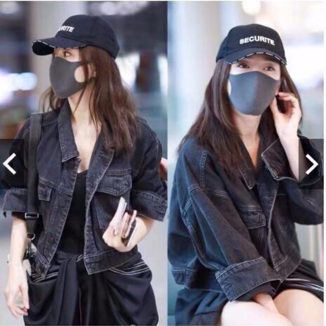 Áo khoát nữ jean mới đen trơn túi trước cực hót cá tính-A3044 - Như hình