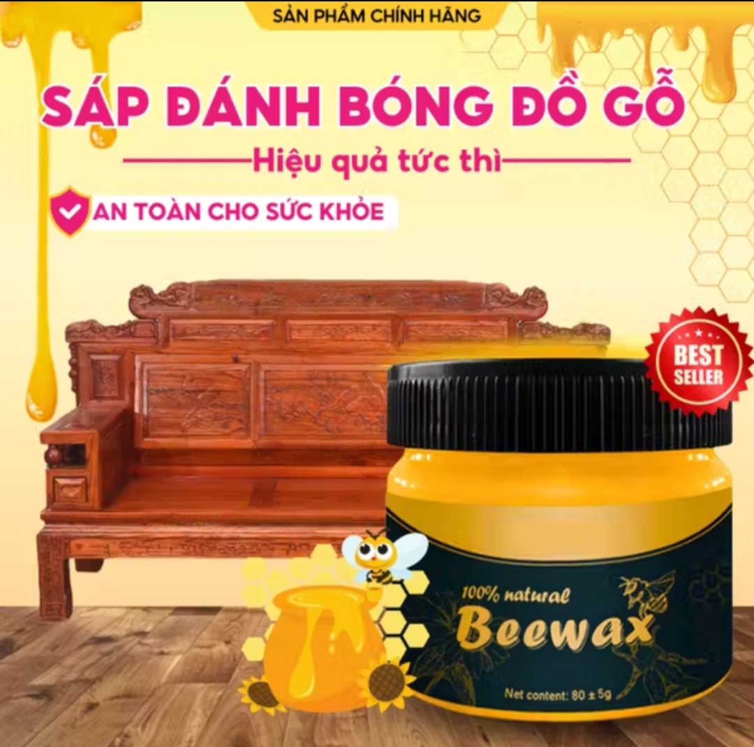 HỘP SÁP ĐÁNH BÓNG ĐỒ GỖ NHƯ MỚI