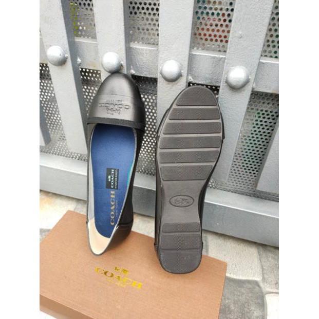 Giày bệt da thật