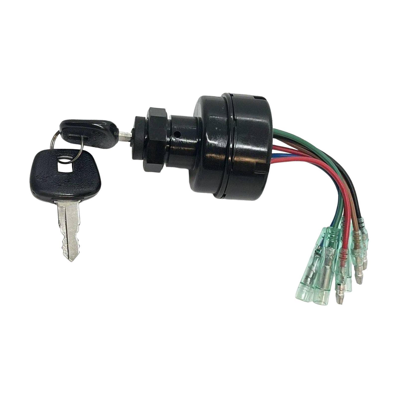 Ignition Switch 353-76020-3 for Outboard Remote Control Box, Boat Engine, for RC5F RC5C, Easy Installation, Durable Replaces