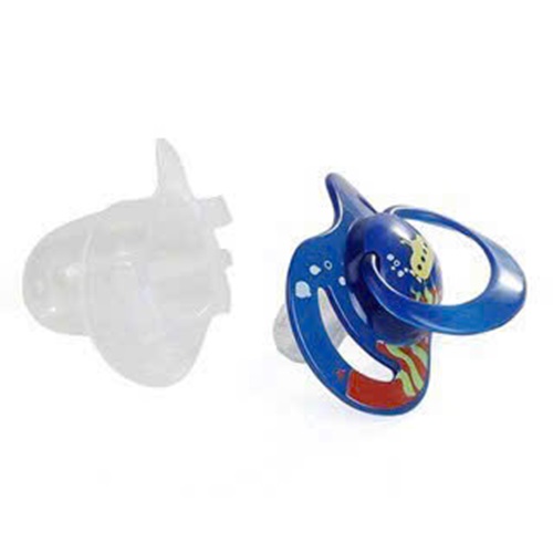 [ 5795-Nuby ] Ty ngậm chỉnh nha Classic Oval ( 6-12m ), có nắp đậy