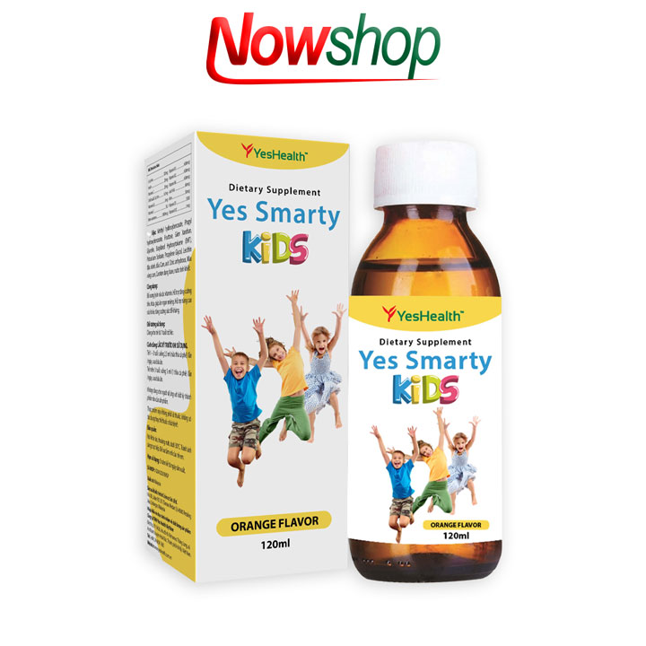 Siro ăn ngủ ngon cho trẻ Yeshealth Yes Smarty Kids giúp bổ sung dưỡng chất giúp bé tăng cường tiêu hóa và sức đề kháng