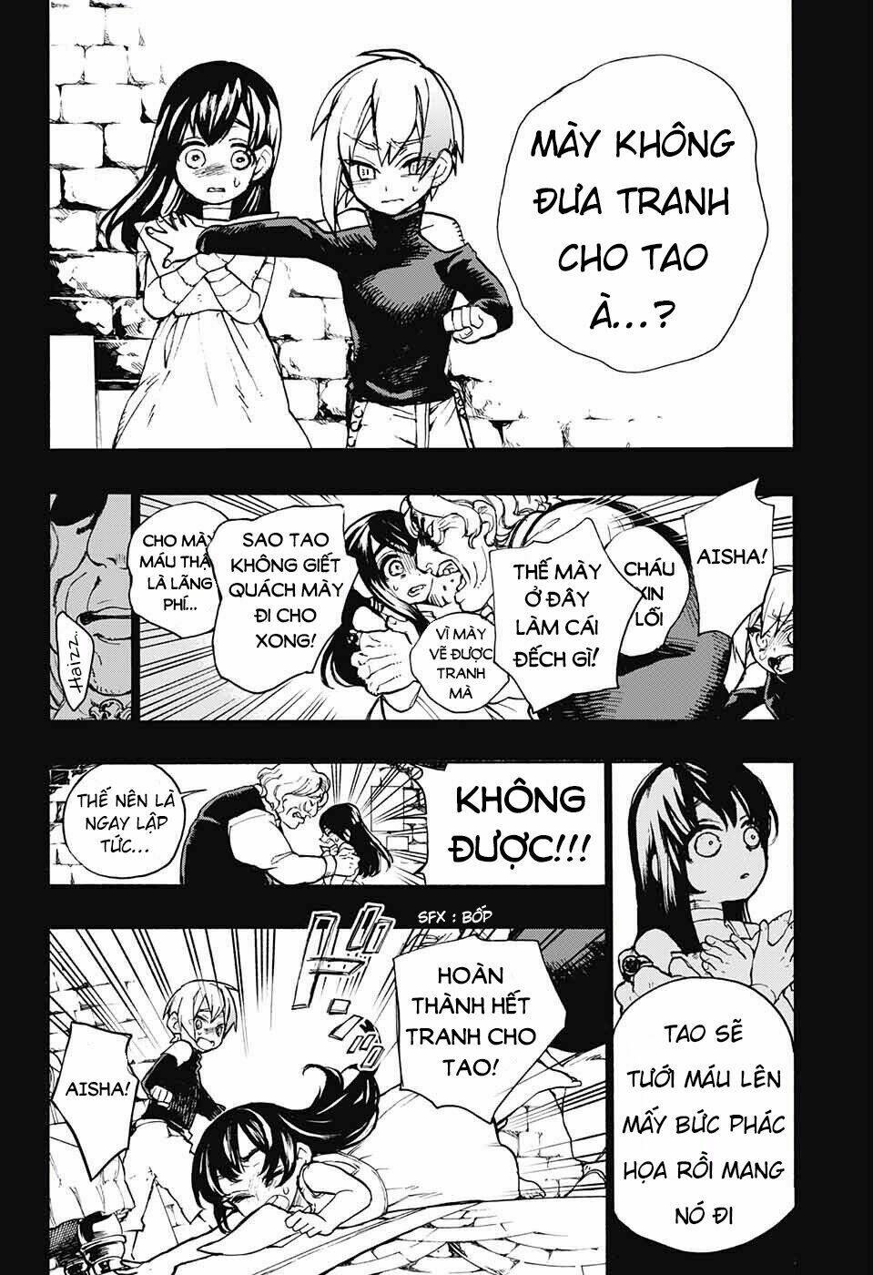 những bức họa quái dị của phù thủy chapter 8 23