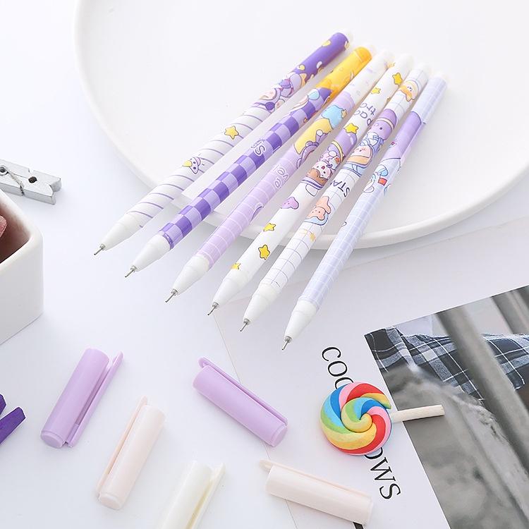 Bộ 6 Bút Gel Mực Đen Hình Phi Hành Gia H195