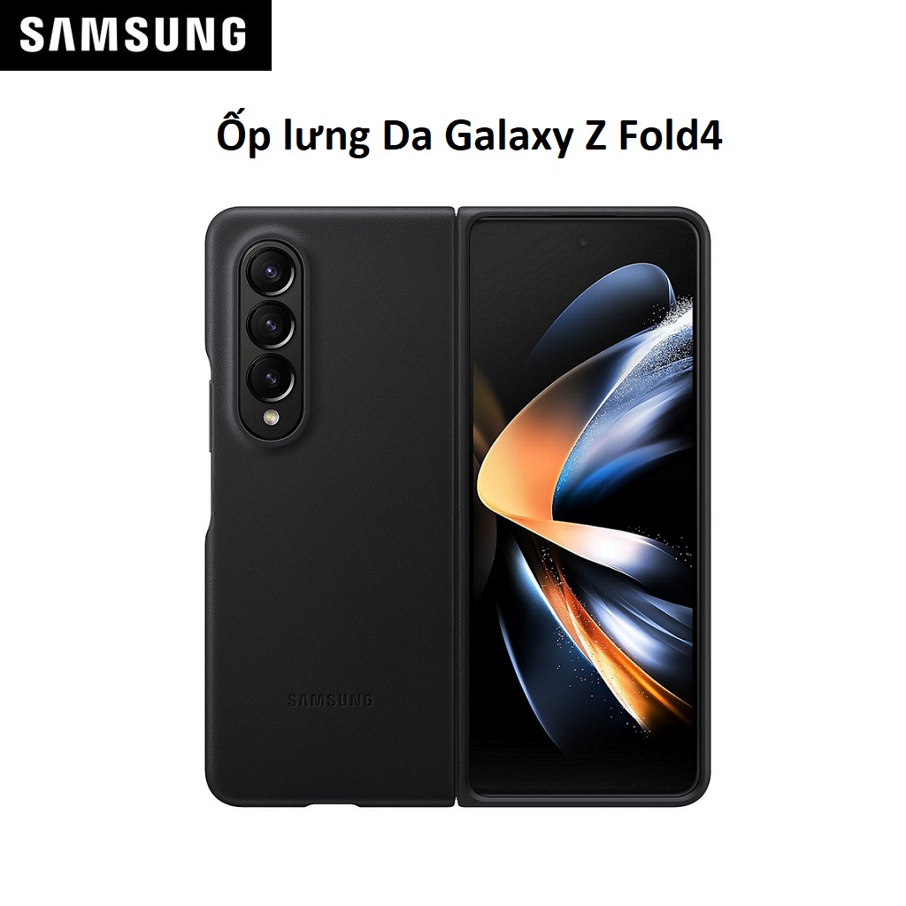 Ốp lưng Da Samsung Galaxy Z Fold 4 - Hàng Chính Hãng