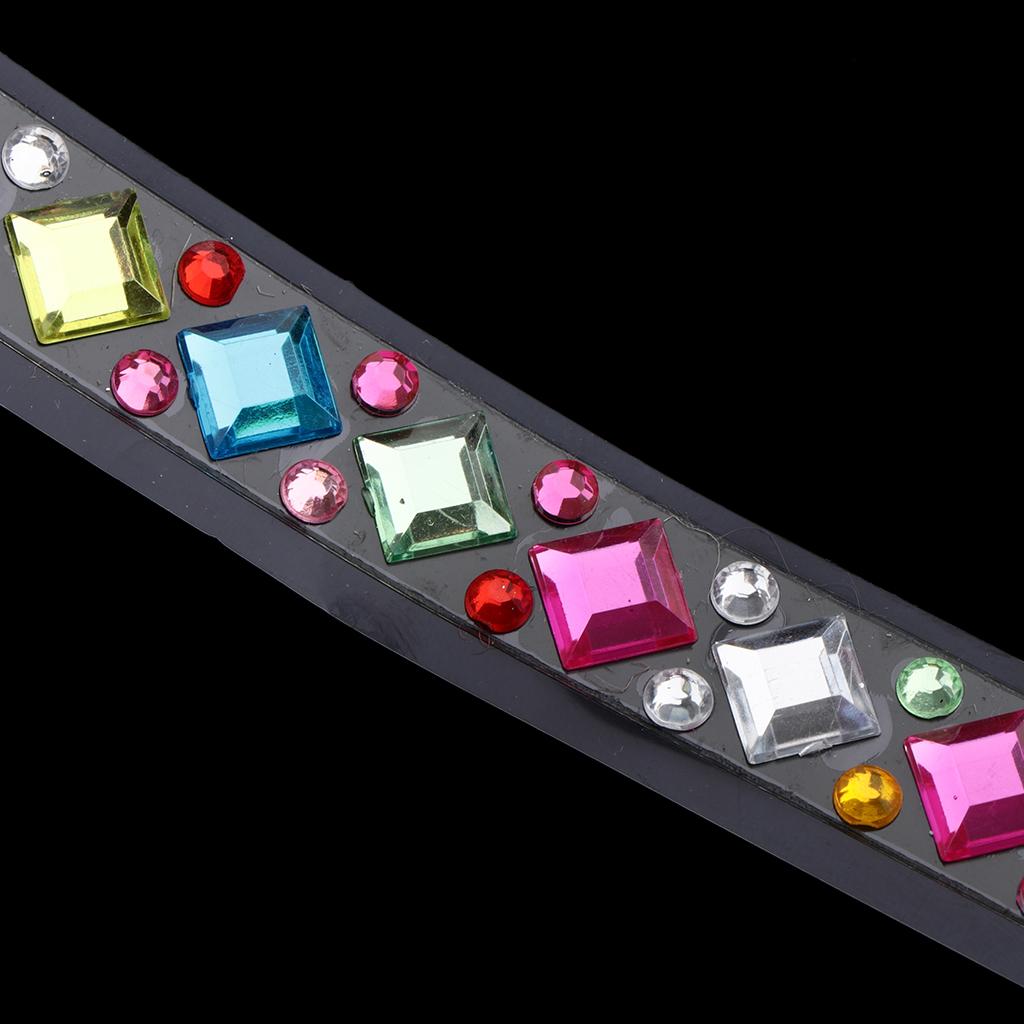 6 Cuộn Ngẫu Nhiên Tự Dính Ren Băng Pha Lê Bling Dán Diamante