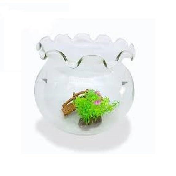 Chậu thủy tinh miệng bèo mini 11*10 CM - Chậu Thuỷ Tinh Nuôi Cá, Trồng Cây Mini