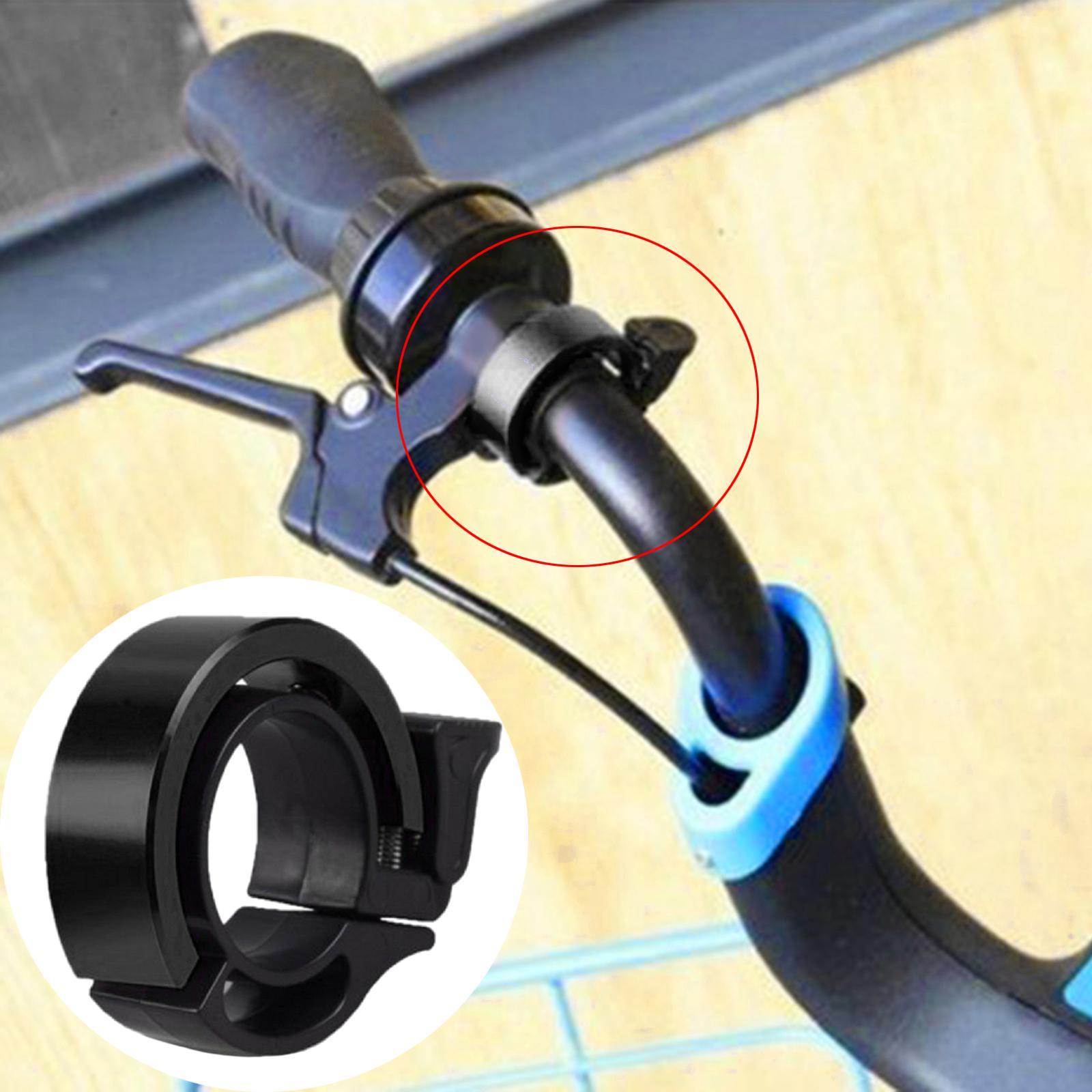 2x90db  Rings Bell  Bike Handlebar Invisible  Hooter Black