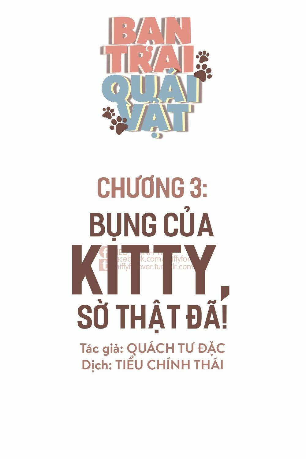 bạn trai quái vật chapter 3 1