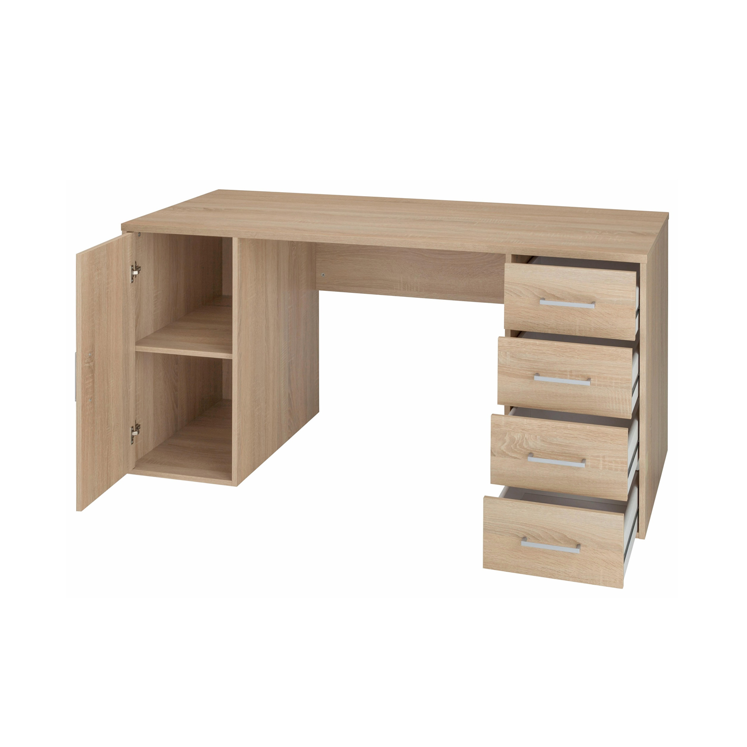 BÀN LÀM VIỆC LIỀN HỘC TỦ ECOFURNIX BG2149