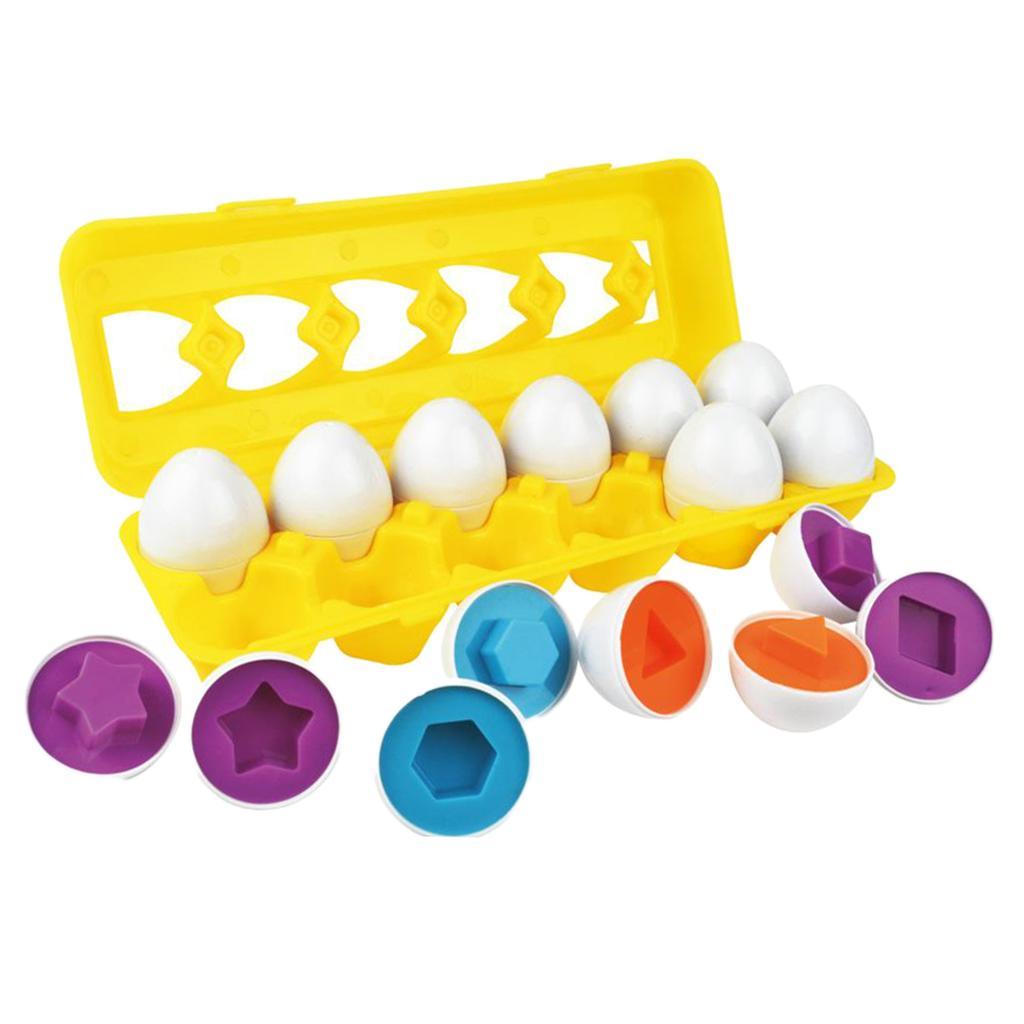 Toddler Matching Egg Toys Kids Early Educational Learning Toy