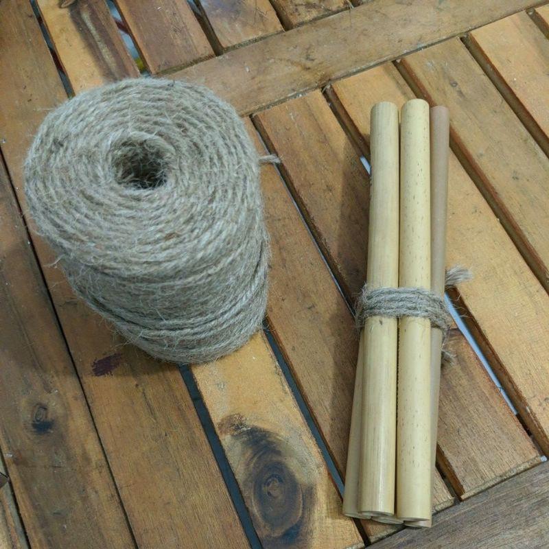5 cây Ống hút tre tự nhiên