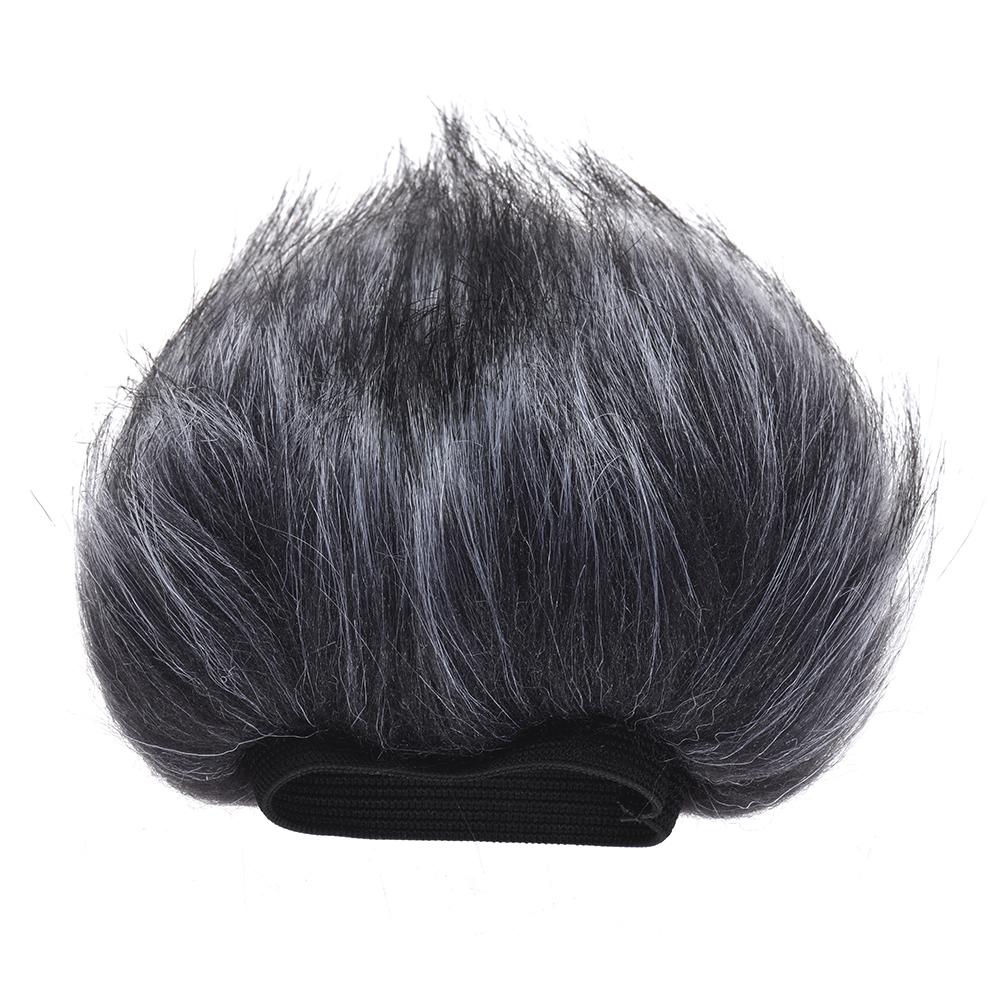 Kính chắn gió micrô ngoài trời có lông vũ EY-M23 kích thước 12cm * 12cm cho Zoom H1 H2N H4N Pro H6