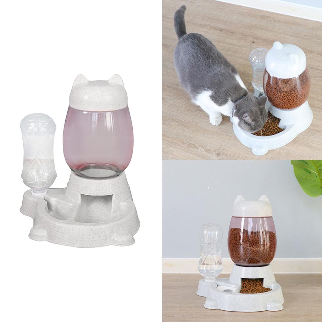 2pcs Automatic Feeders Cat Kitten Rabbit Water Dispenser Drinking Fountains