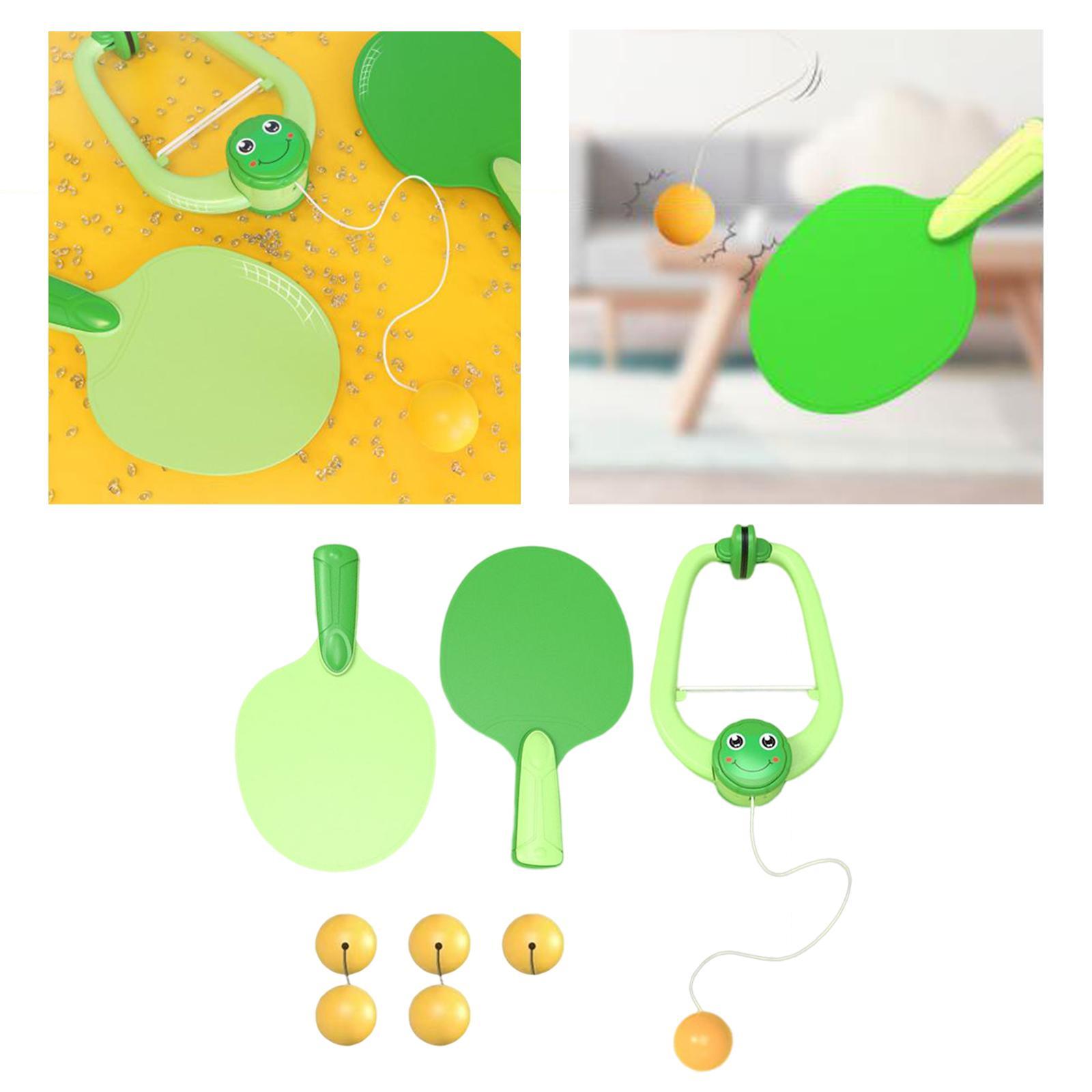 Indoor Hanging Table Tennis Self Training Table Tennis Suspended Tennis Ball Trainer for Improve Hand Eye Coordination Training Equipment