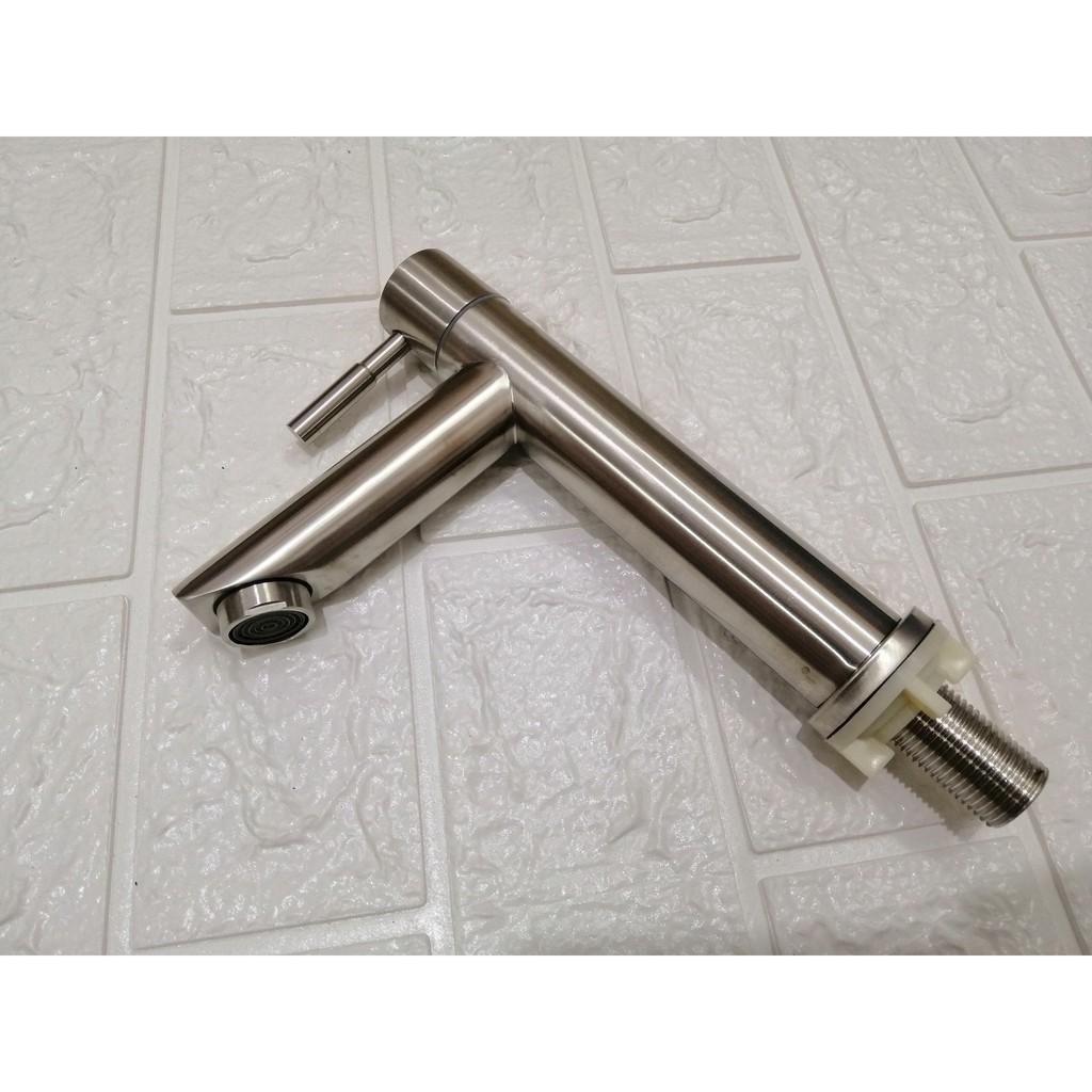 Vòi lavabo lạnh inox 304