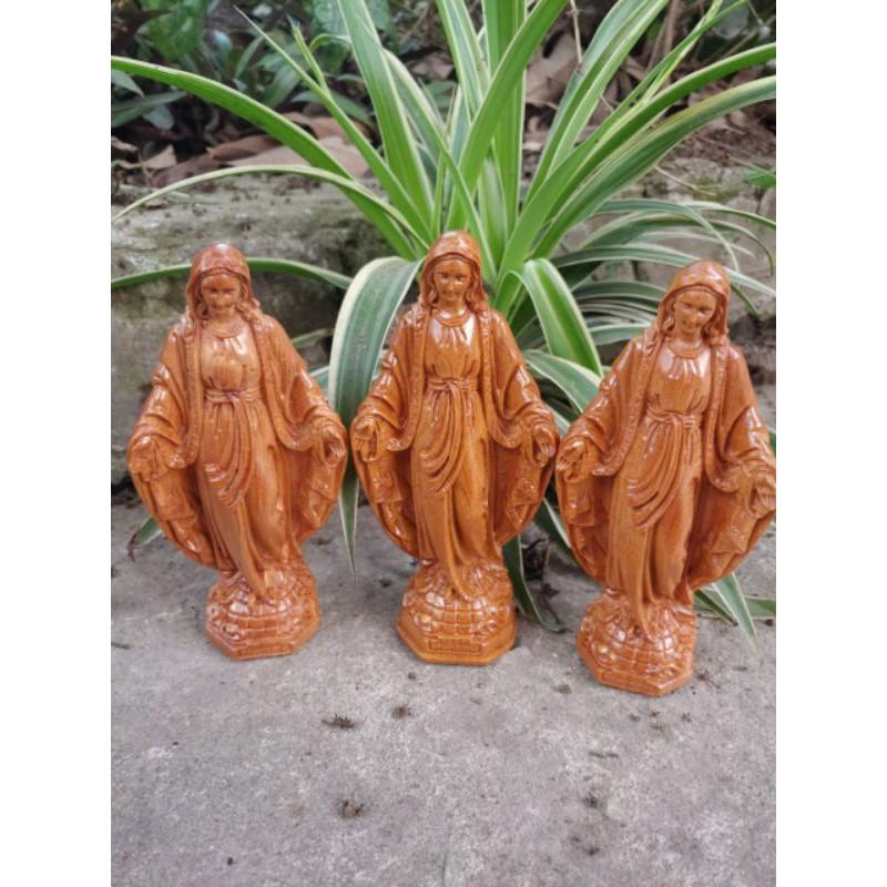 TƯỢNG đức mẹ bằng gỗ vàng thơm