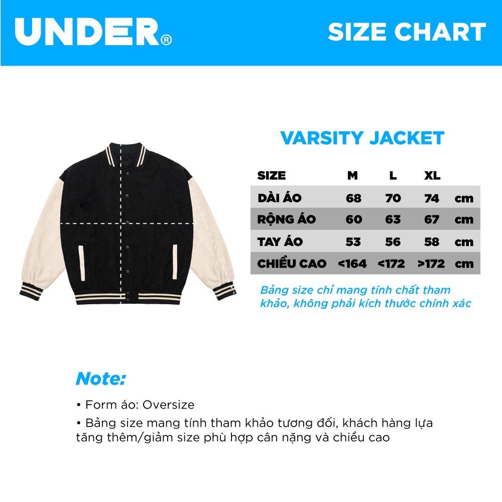 Áo Khoác Bomber UNDER Player Culture Varsity Jacket - UJK002