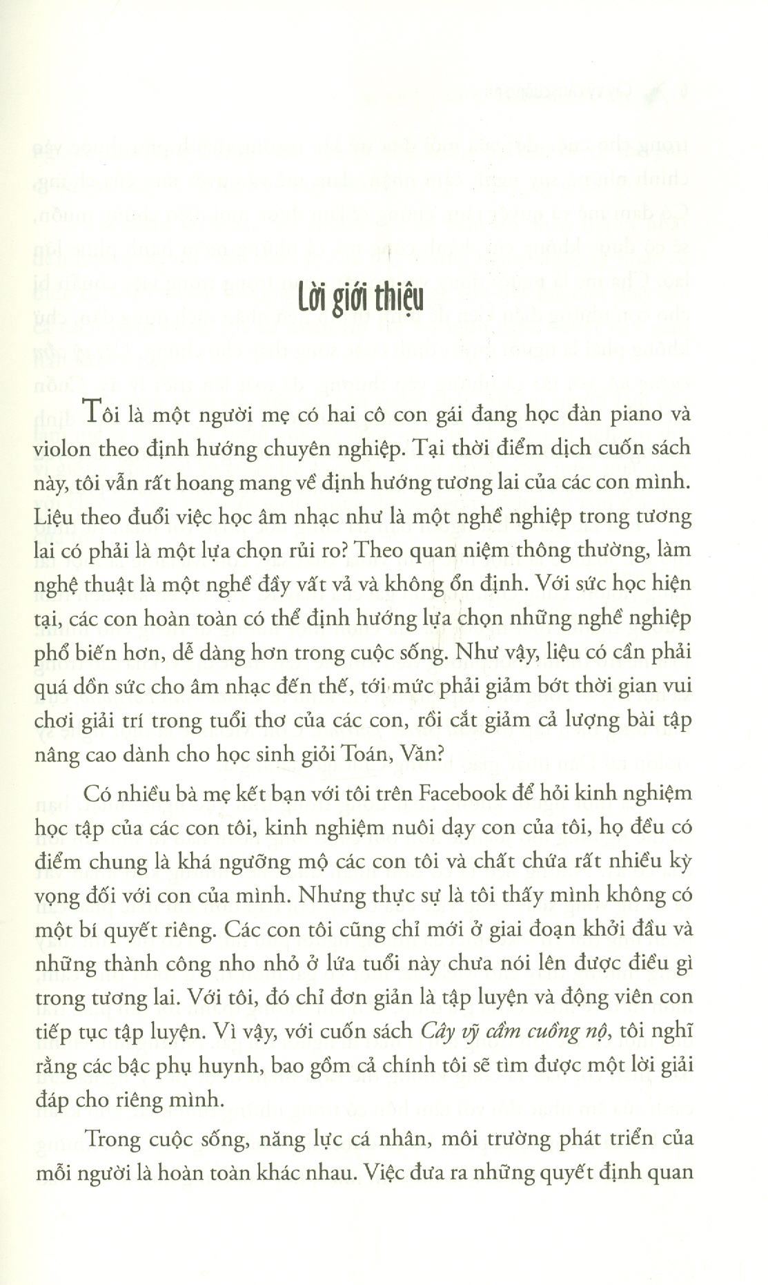 CÂY VĨ CẦM CUỒNG NỘ - Câu Chuyện Về Một Người Thầy Hà Khắc Và Nghệ Thuật Hoàn Thiện Con Người (Tái bản lần thứ nhất)