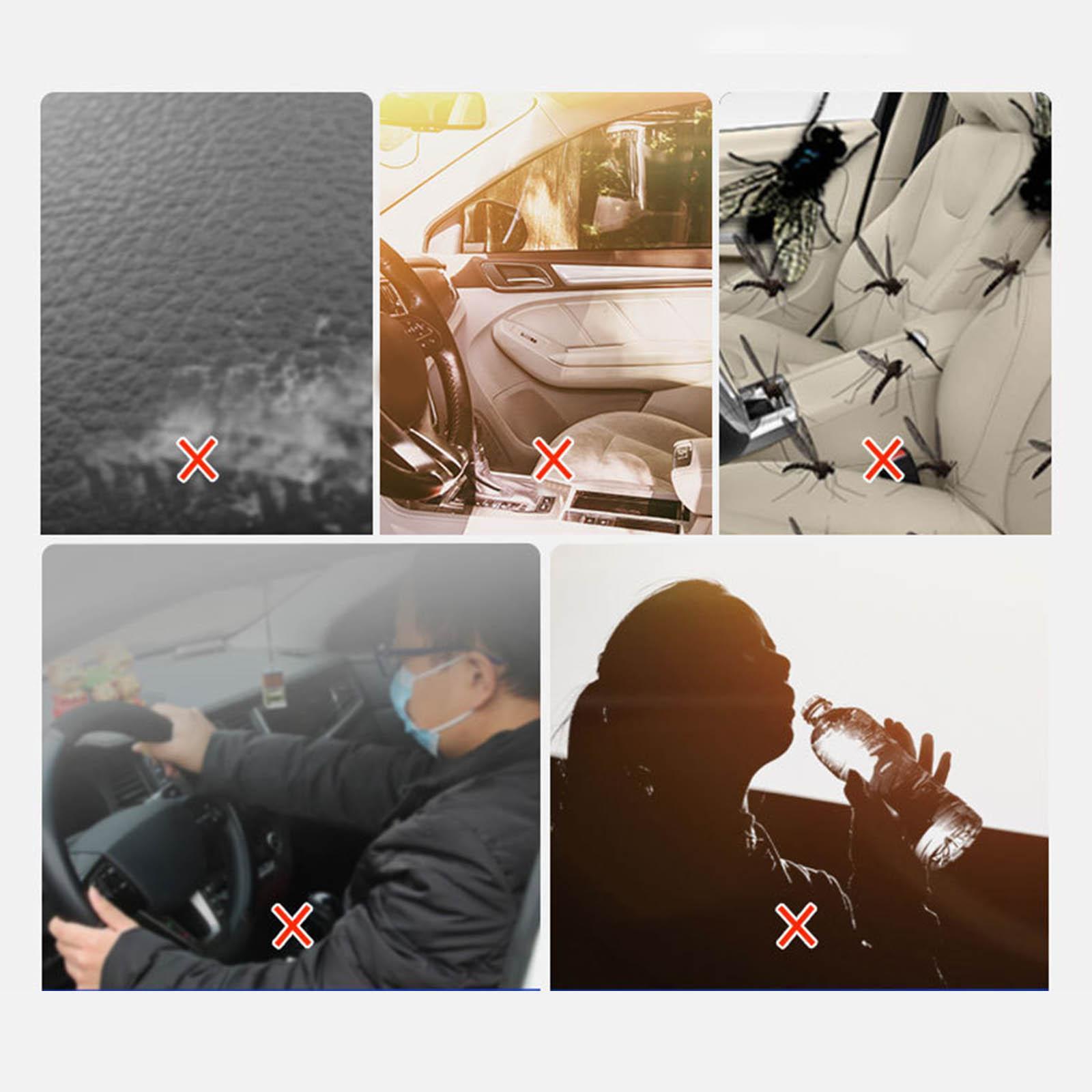 4Pcs Car Window Sun Blocker Block Mesh Sunshade for Front Rear Window
