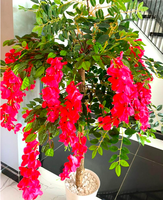 Chậu cây bồ công anh giả - Size 140cm - Cây giả, hoa lụa trang trí nhà cửa
