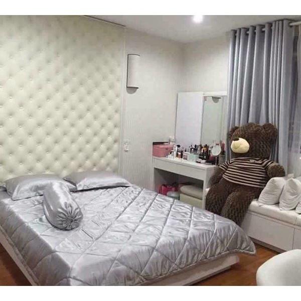 Bộ Chăn Trần Bông Ga Gối Phi Lụa 5 Món Cao Cấp Lan Bedding Màu Xám Ghi