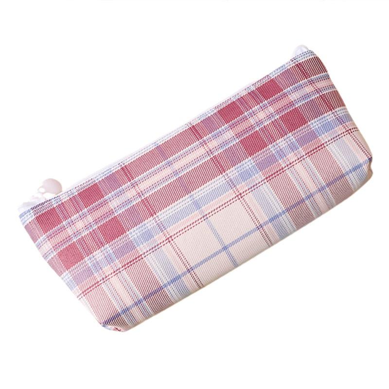 Túi Đựng Bút Bằng Vải Canvas Thiết Kế Đơn Giản Phong Cách Nhật Bản Dành Cho Học Sinh