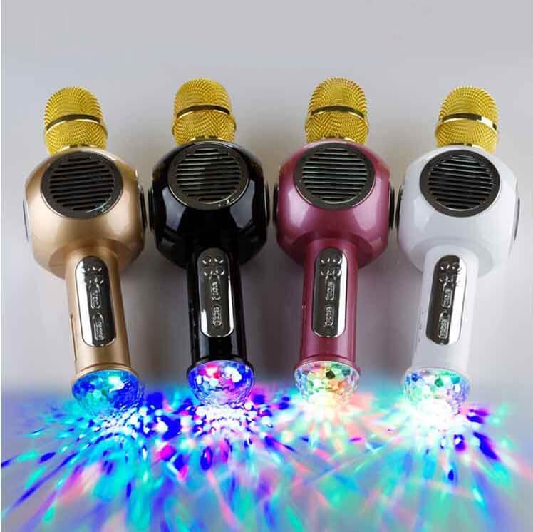 Micro KARAOKE Hoco M8 Hàng Cồng Ty Cao Cấp Siêu Hay, Có Đèn Phát Sáng  - Hàng Chính Hãng