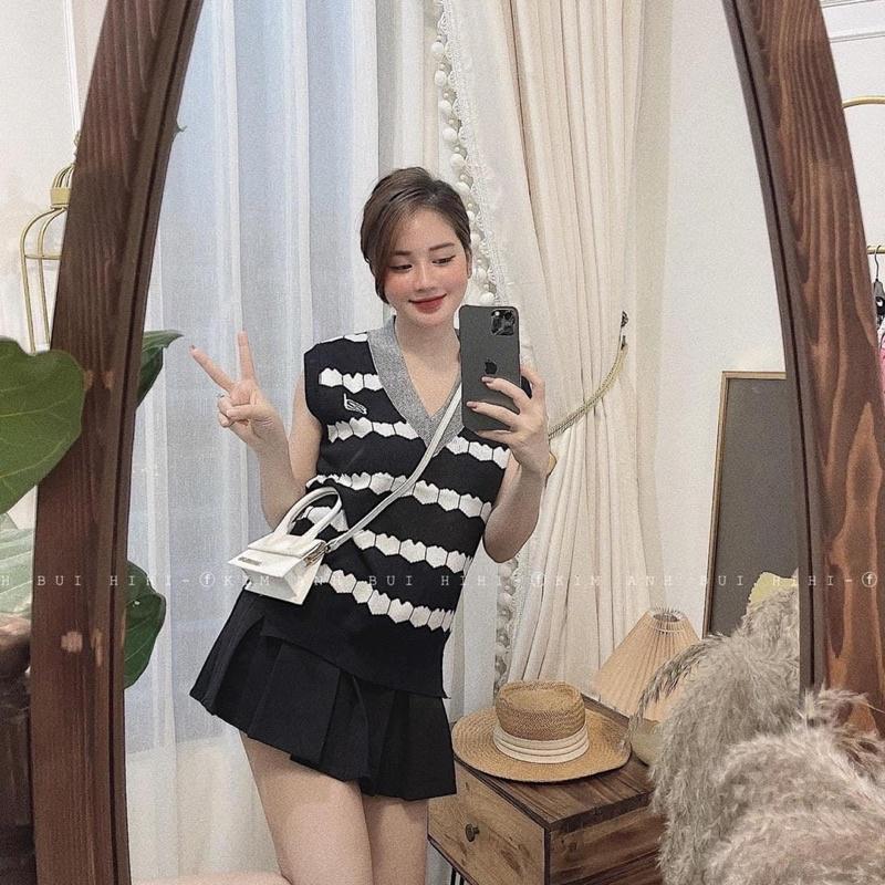 Chân váy xoè ly to, chân váy xếp li