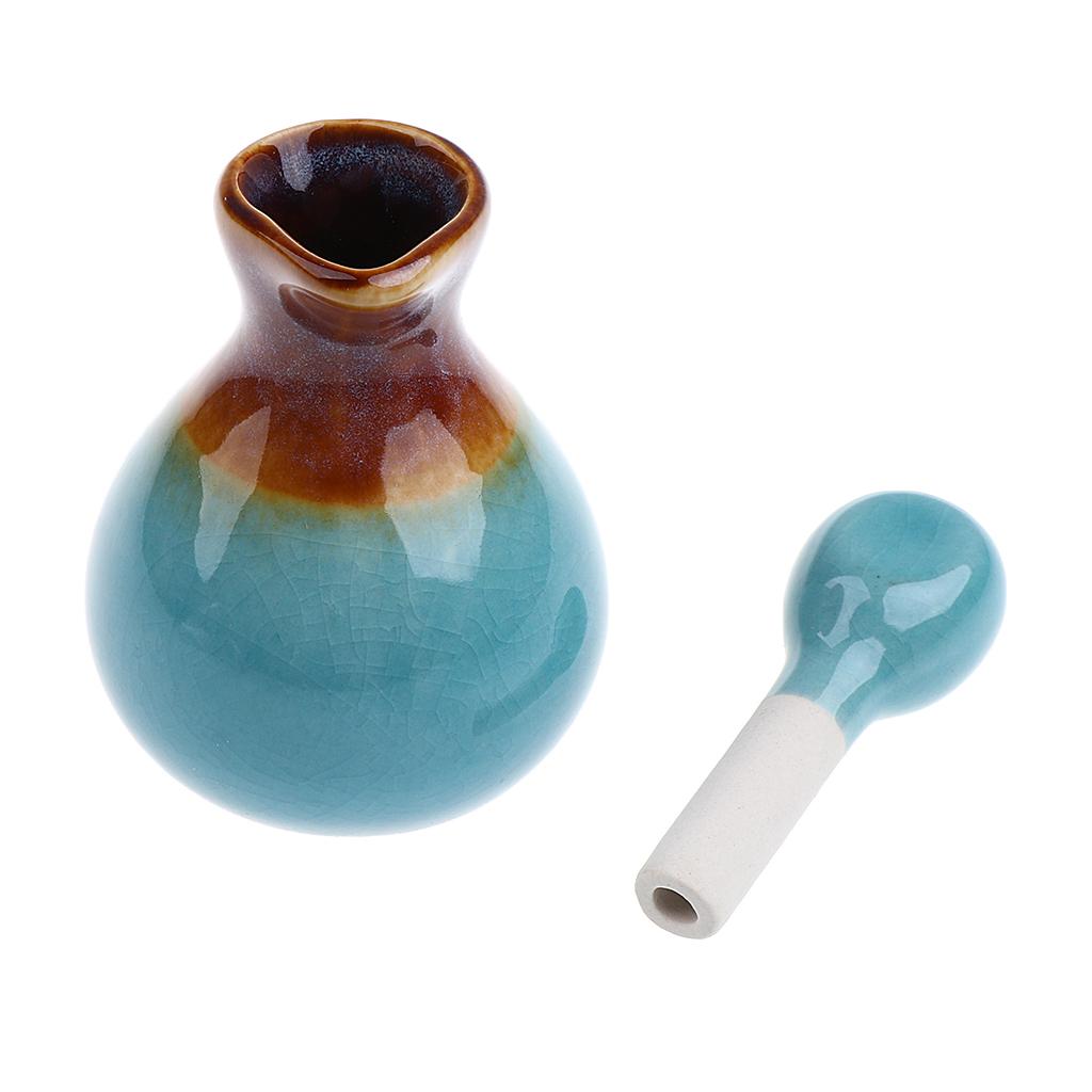 3Pieces Ceramic Essential Oil Bottle Aromatherapy Diffuser Reusable Storage Jar for Beauty Salon, Aromatherapy Stores, Personal Use