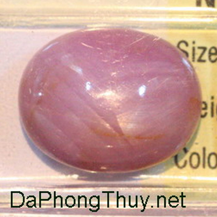 Natural Star Sapphire - Viên đá Sapphire hồng sao tự nhiên - Diệp Linh