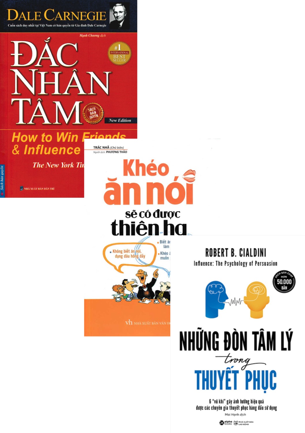 Combo Đắc Nhân Tâm + Khéo Ăn Nói Có Được Thiên Hạ + Những Đòn Tâm Lý Trong Thuyết Phục_AL