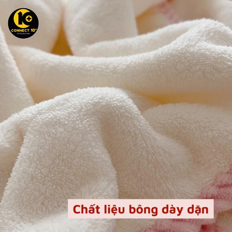 Set khăn tắm gấu dâu LOTSO siêu đáng yêu