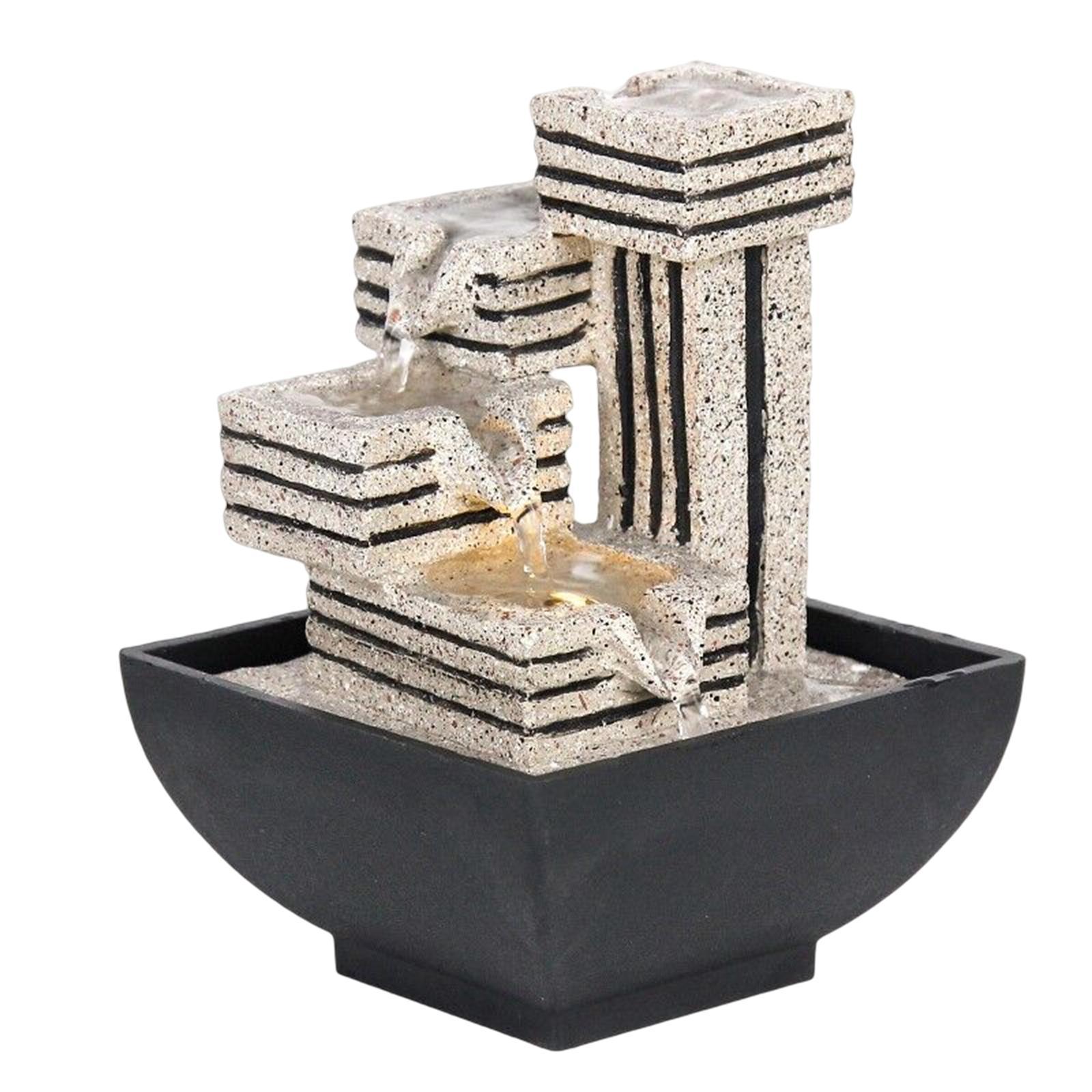 Indoor Water Fountain Waterfall Fountains Tabletop Fountain for Ornaments
