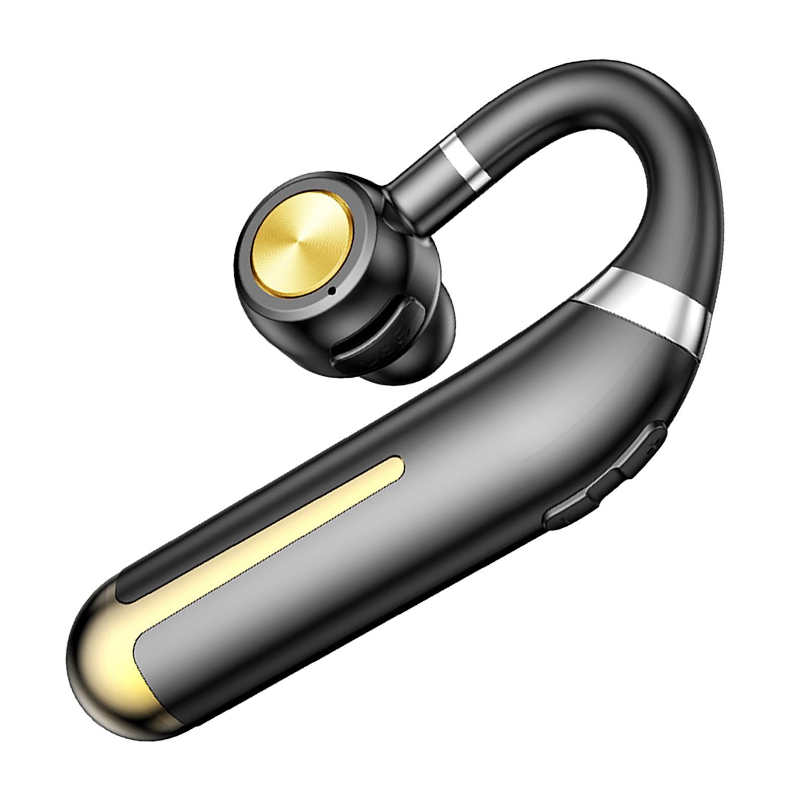 Bluetooth Earpiece/ Stereo/ with Mic V5.2/ Handsfree Ear Hook IPX7 Waterproof