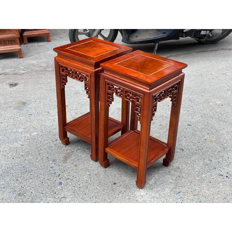 Đôn vuông gỗ lim kích thước cao 60cm mặt vuông 30cm