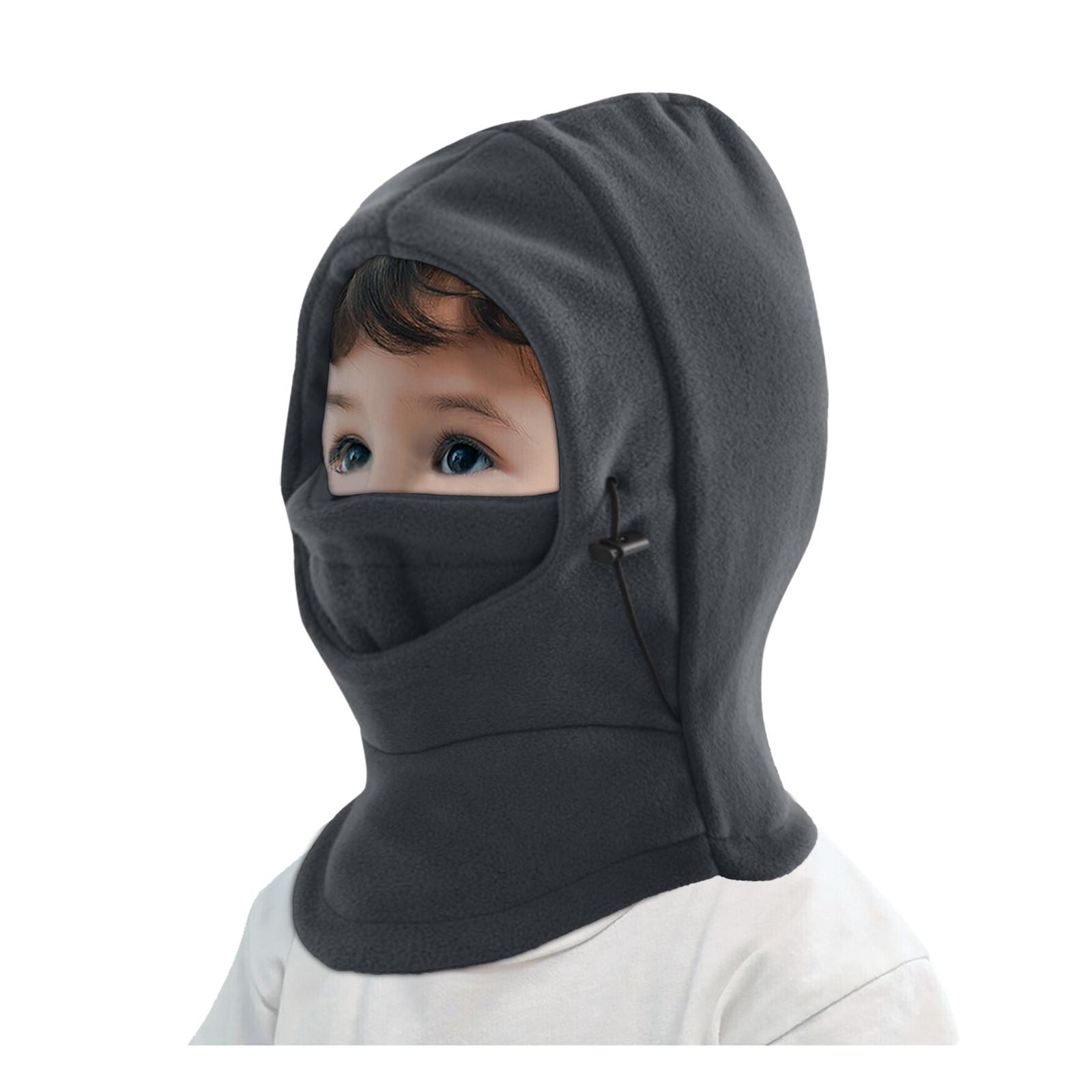 Mùa Đông Ấm Áp Trẻ Em Balaclavas Mũ Chống Gió Trượt Tuyết Đi Xe Đạp Mặt Nạ Mũ Mặt Mũ Trẻ Em Bò Mũ Trẻ Em