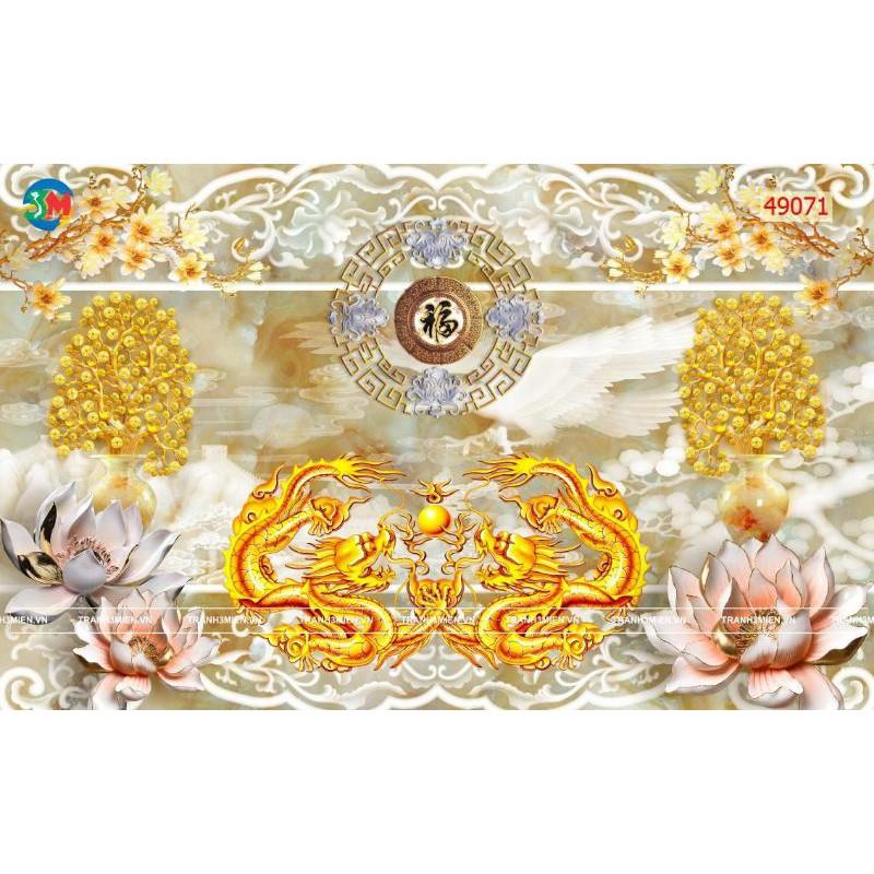 Tranh dán ban thờ