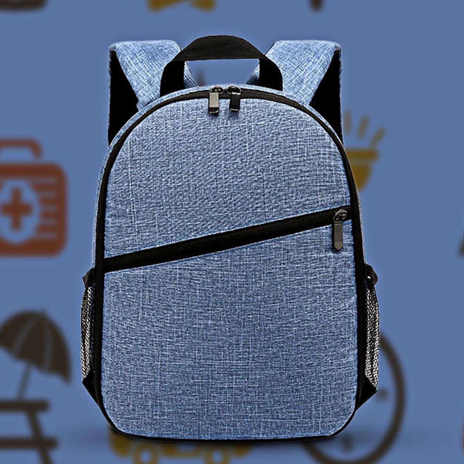 1x Waterproof Travel Camera Bag Backpack DSLR Portable for Lens Pouch Hiking