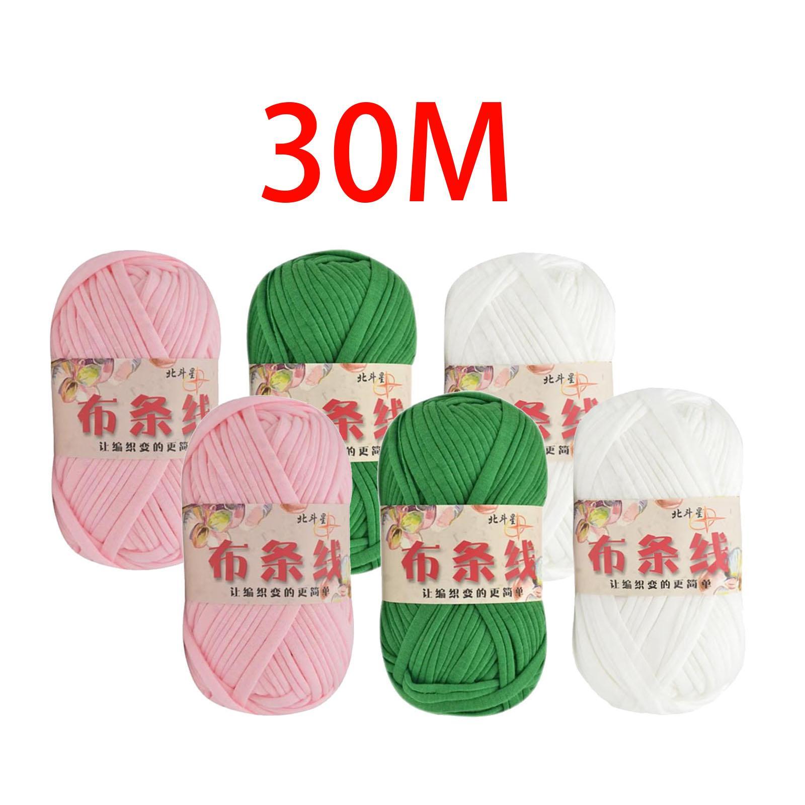 6x Chunky Yarn T Shirt Yarn Knitting Yarn Set for Doormat Tapestry Cat House