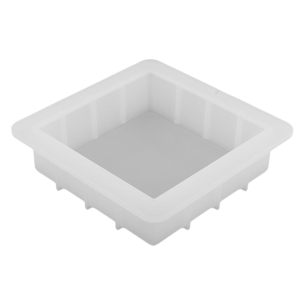 Square Silicone Soap Mold Easy Removal Handmade Soap Loaf Mould Baking Tools